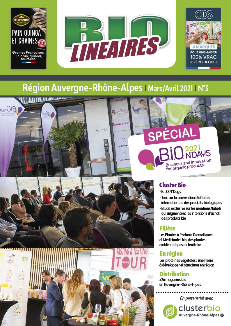 Bio Linéaires région Auvergne-Rhône-Alpes est en ligne !