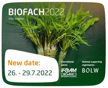 REPORT : Biofach et Vivaness auront lieu du 26 au 29 juillet 2022